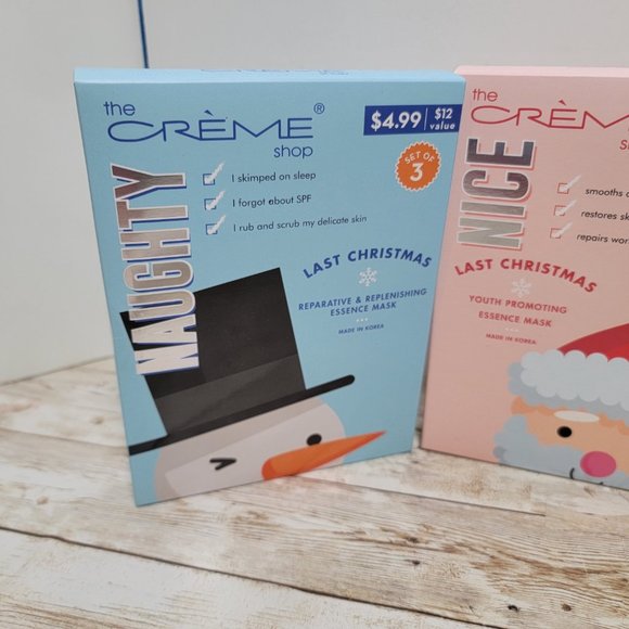 3 Boxes - The Crème Shop Reparative Replenishing + Youth Promoting Essence Masks - Picture 2 of 8